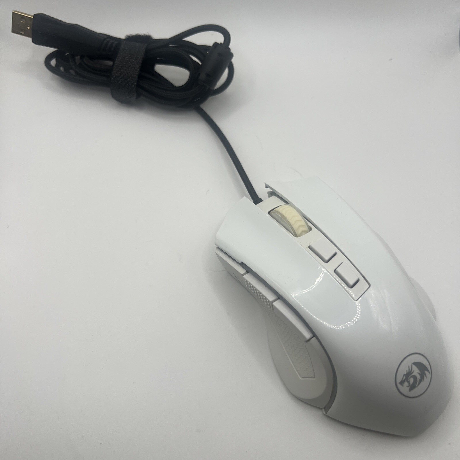 Redragon M602 RGB Wired Gaming Mouse RGB Spectrum Backlit Ergonomic Mouse White