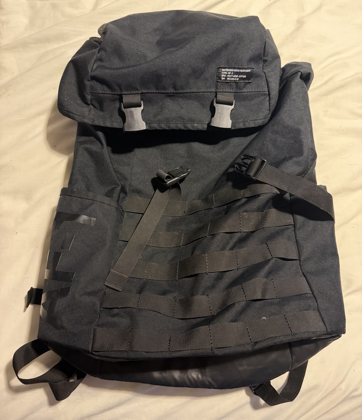 Nike Air Force 1 Military Backpack Black AF-1