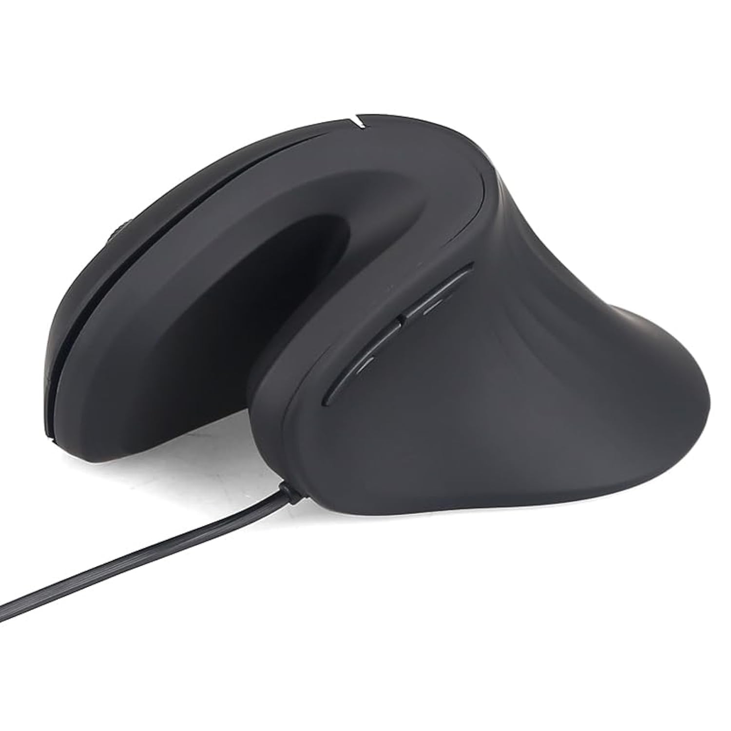 HXMJ- Ergonomic Vertical Mouse Wired,USB Corded Optical Mice,Silent M, Black