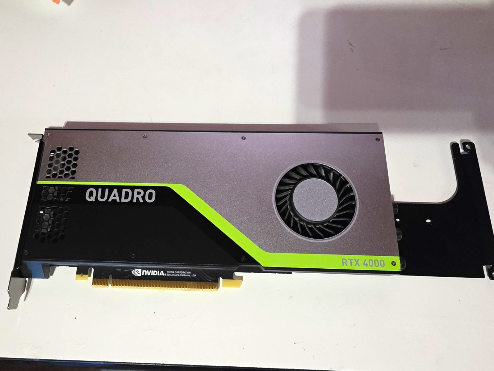 NVIDIA Quadro RTX 4000 PCIe x16 8GB Graphics Card, DisplayPort/USB-C, Fan
