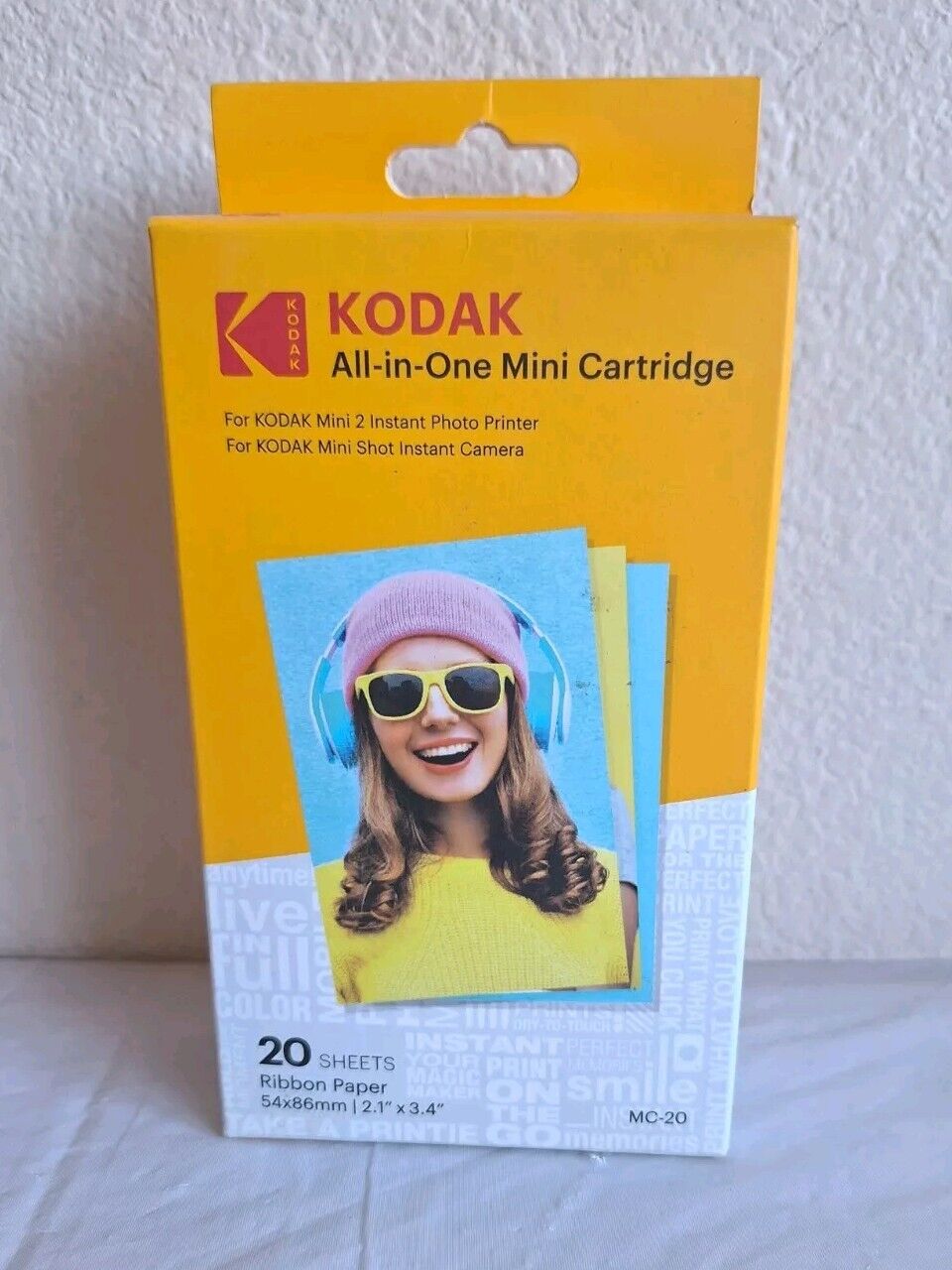 KODAK All-in-One Mini Cartridge 20 Sheets Mini 2 Photo Printer Paper