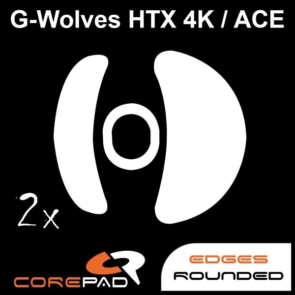 Corepad Skatez G-Wolves HTX 4K ACE Replacement Mouse Feet Hyperglides Teflon