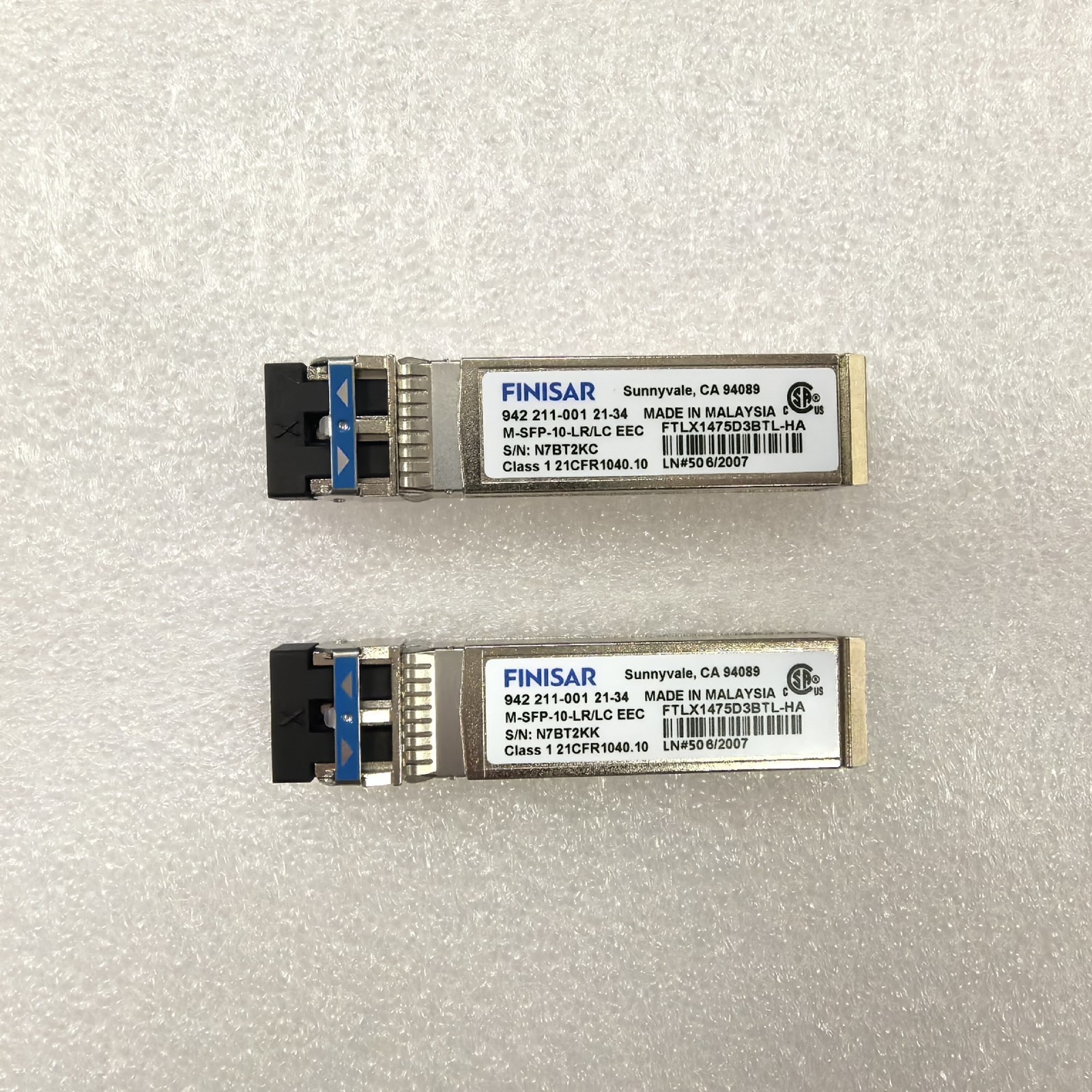 Hirschmann M-SFP-10-LR/LC EEC FTLX1475D3BTL-HA 10G Single-Mode SFP+ Transceiver.