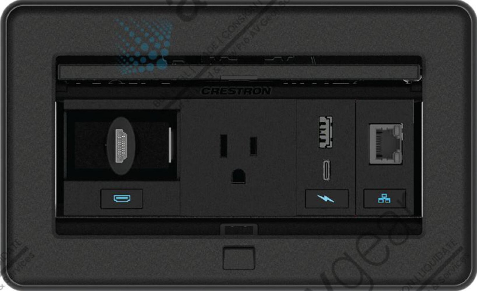 Crestron FT2-202-ELEC-B FlipTop FT2 Series, 202 Size, Electrical