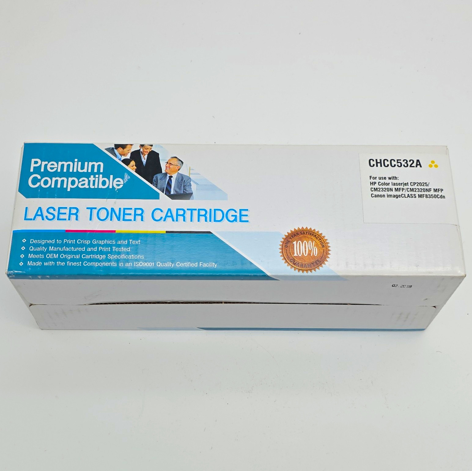 Premium Compatible CHCC532A Yellow Compatible Laser Toner for HP CP2025 CM2320