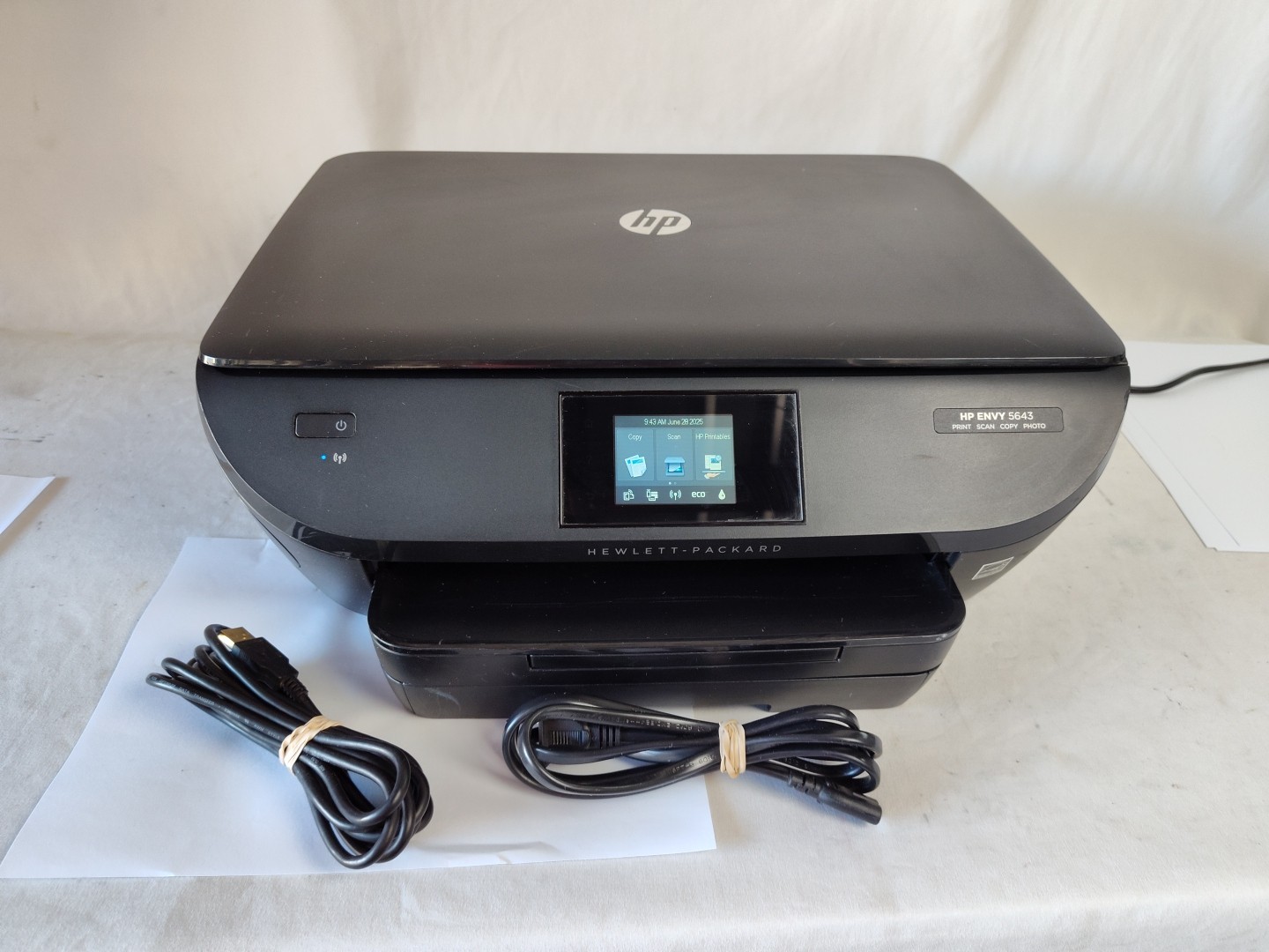 HP Envy 5643 All-In-One Inkjet Wireless Bluetooth Printer Fully Functional. 