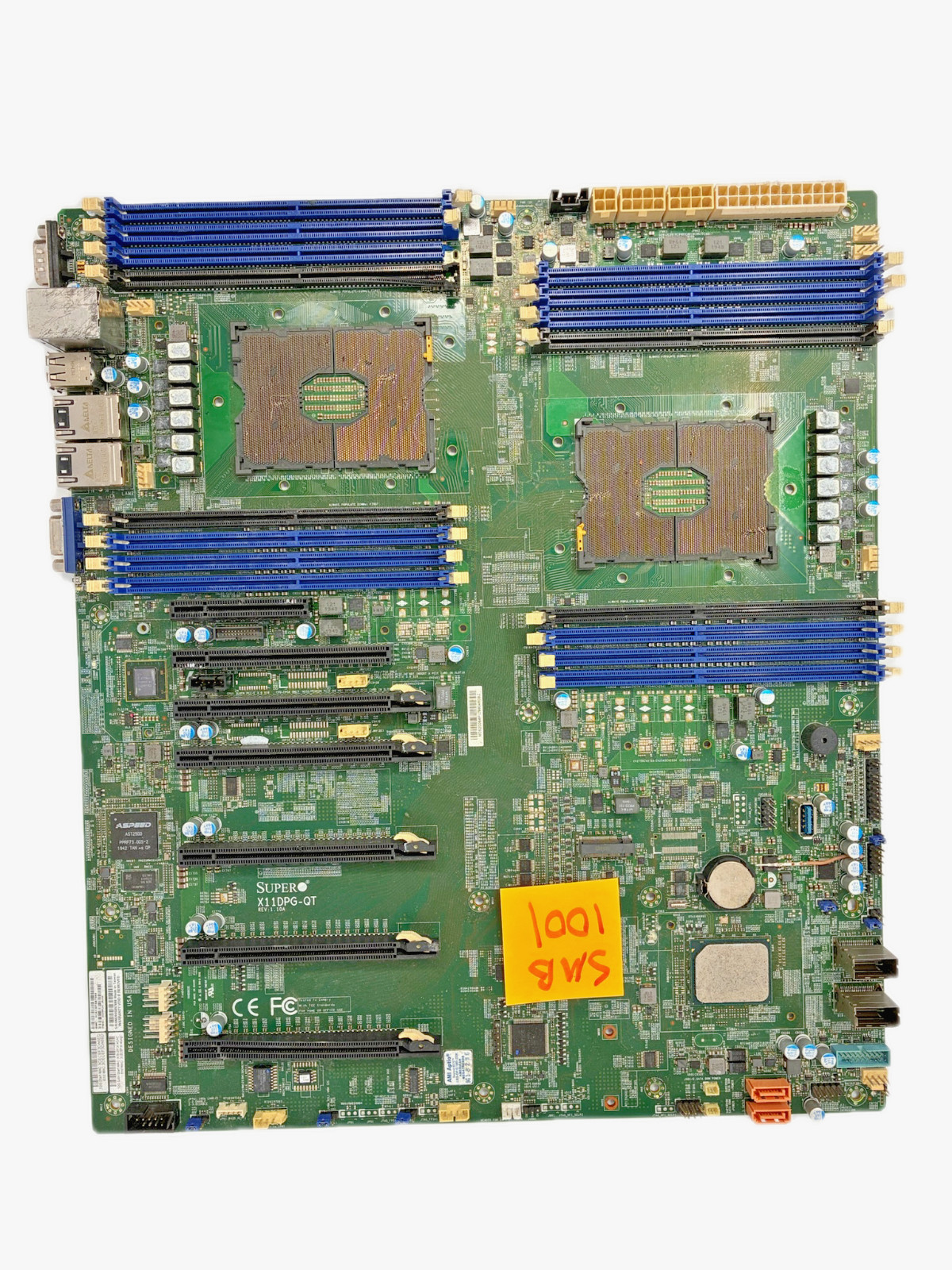 Supermicro X11DPG-QT Intel Chipset 2 Sockets LGA 3647 Motherboard FOR PARTS ONLY