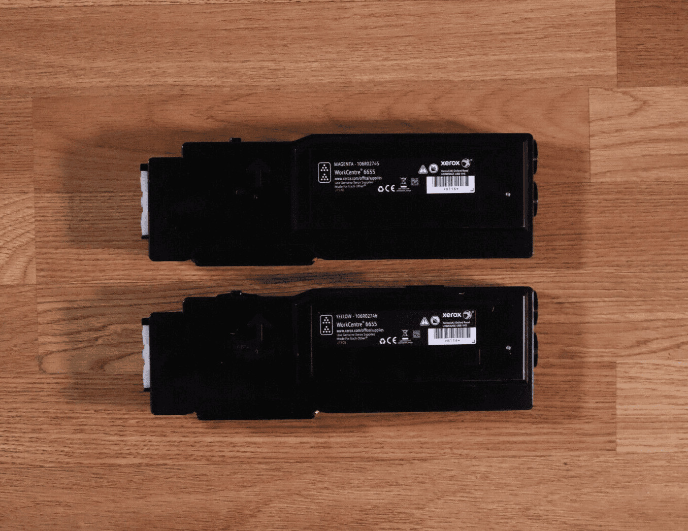 Xerox WorkCentre 6655 MY Toner Cartridges 106R02745,46 WC 6655, 6655i FedEx 2Day