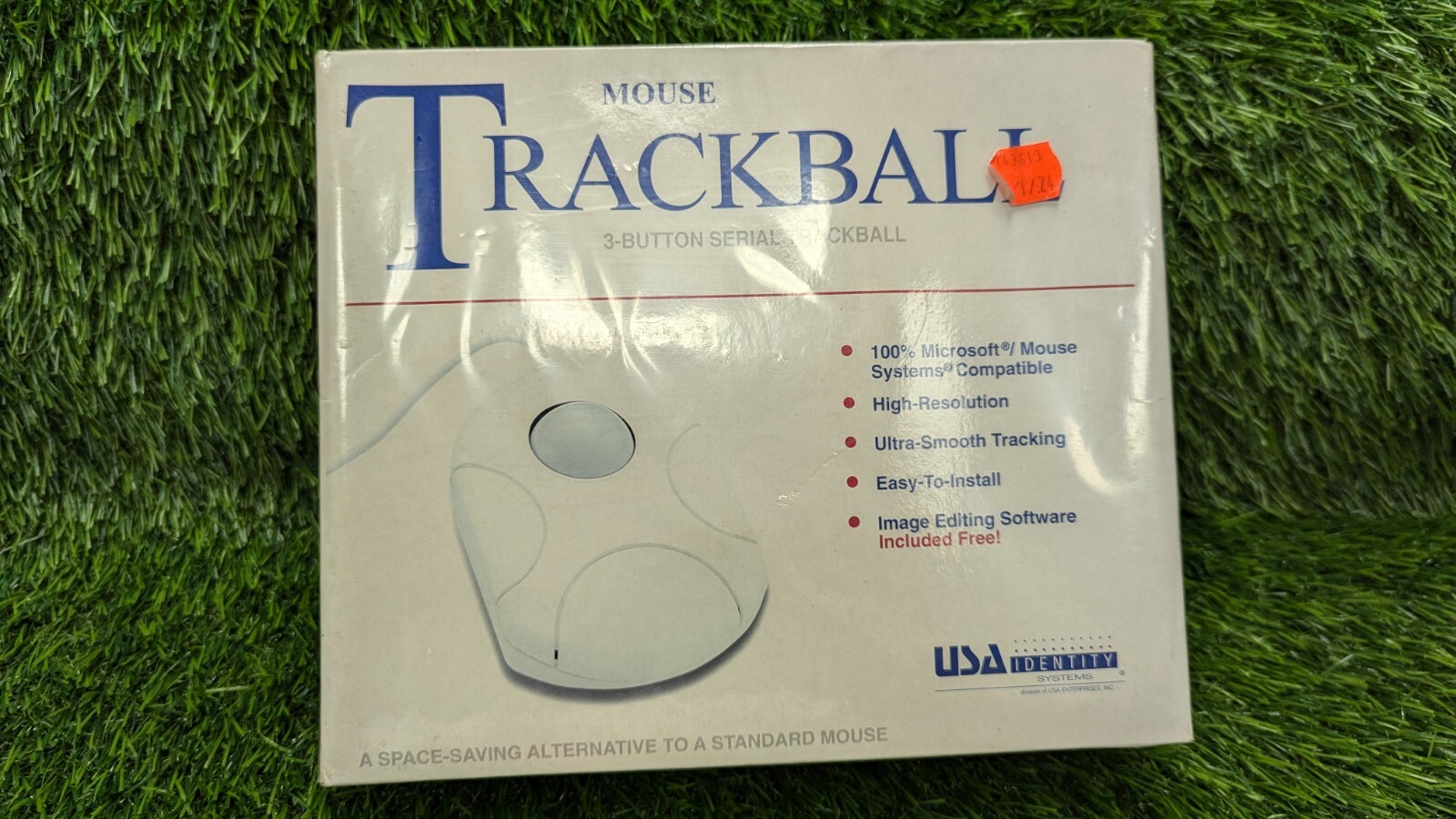 Vintage 1995 USA Identity Systems 3 Button Trackball Mouse Sealed
