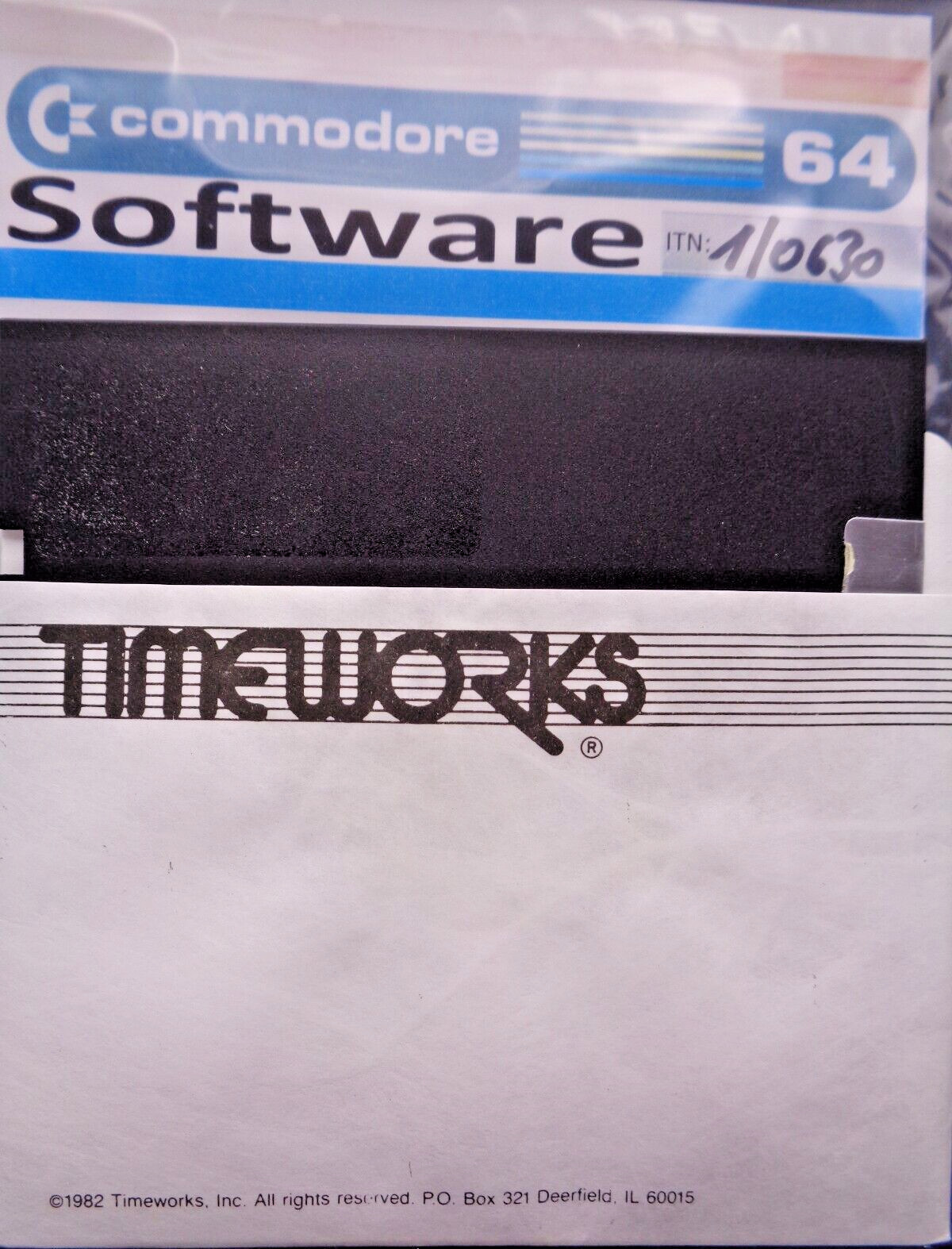COMMODORE 64/128 -- DATA MANAGER 2 (TIMEWORKS - DISK)