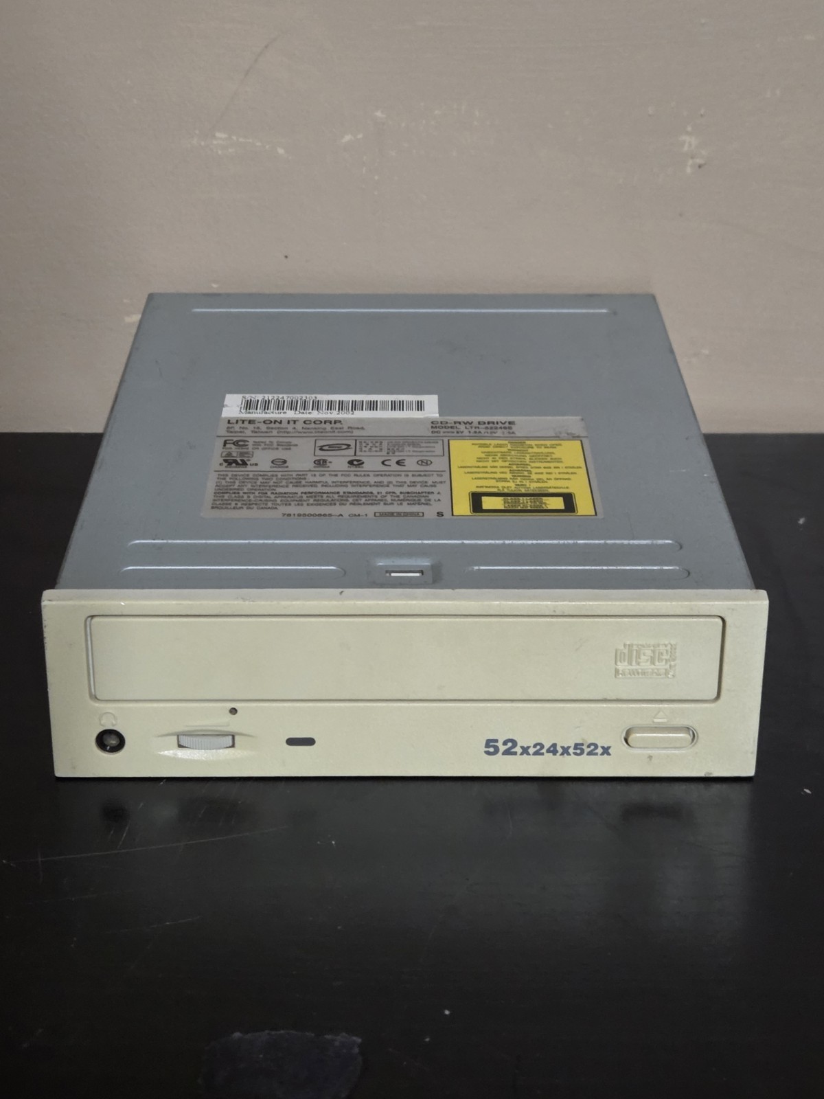 Lite-on LTR-52246S CD-RW Drive 52x24x52x