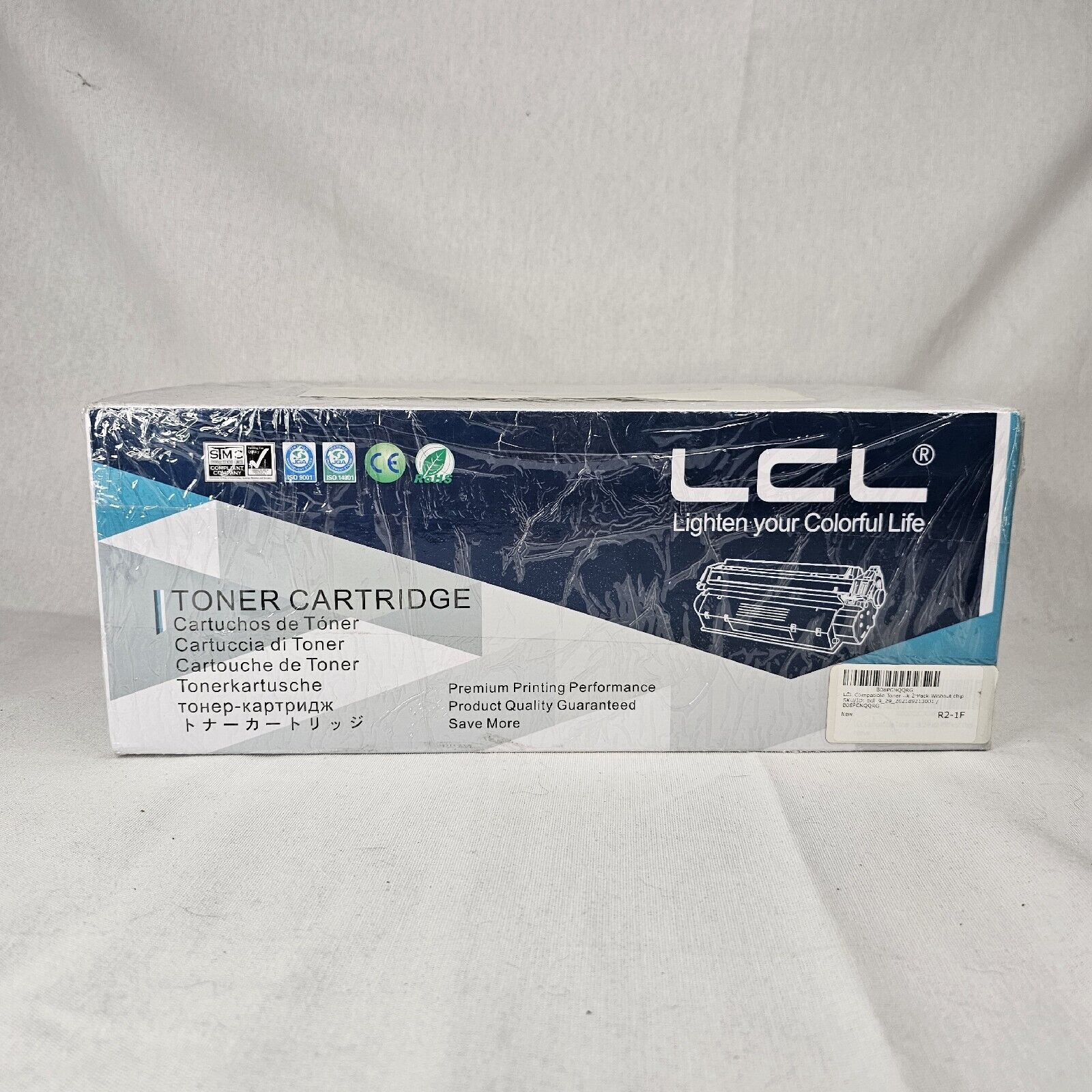 LCL Toner Cartridge 2 Pack Black Replacement for LCL-CRG-055H No Chip