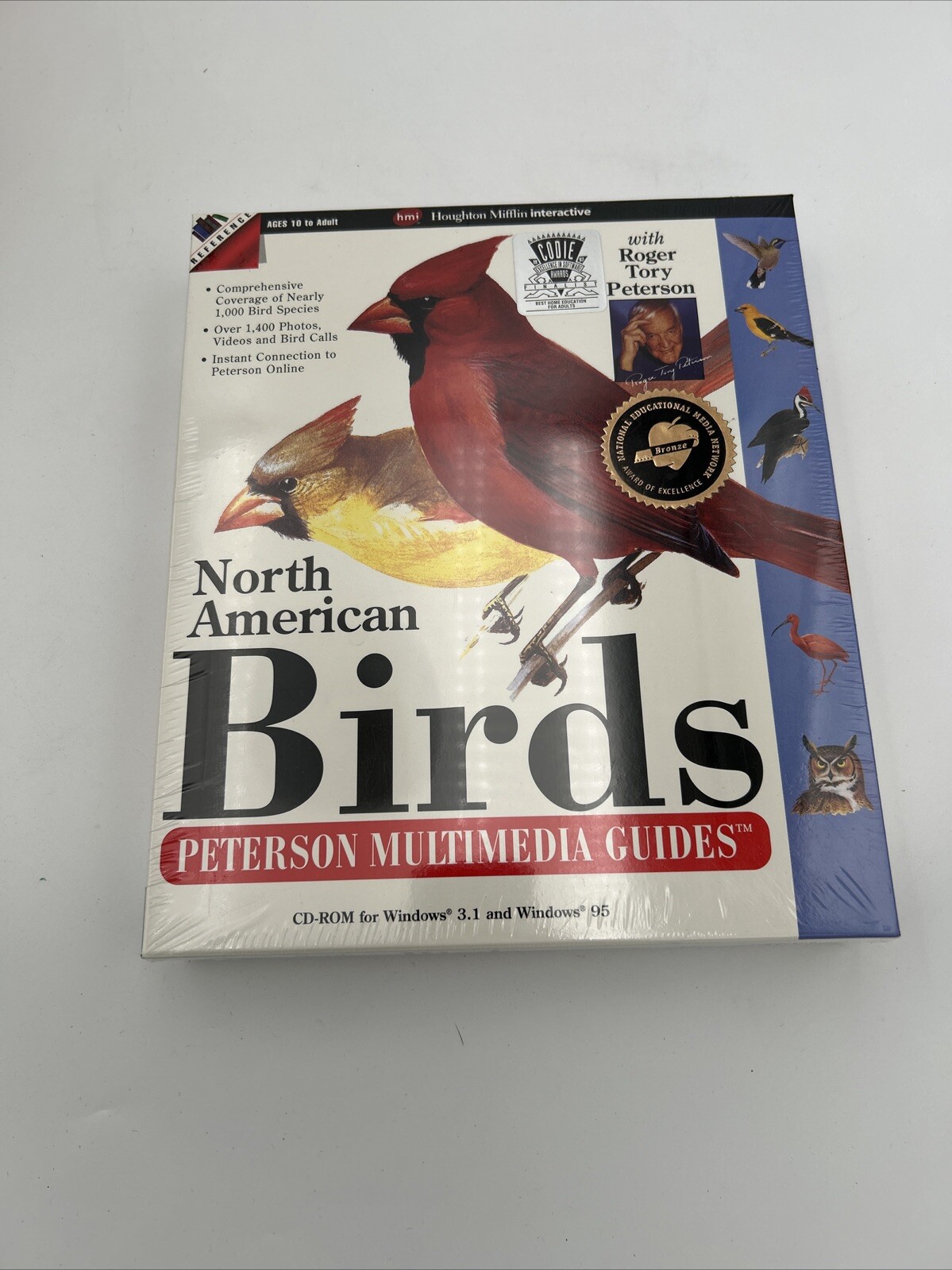 Peterson Multimedia Guides: North American Birds PC, 1997 CD Game - New Sealed