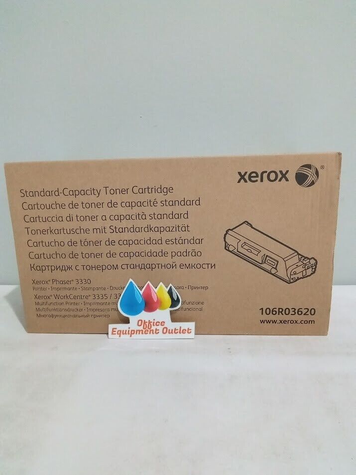 Xerox 106R03620 Black Standard Yield Toner Cartridge