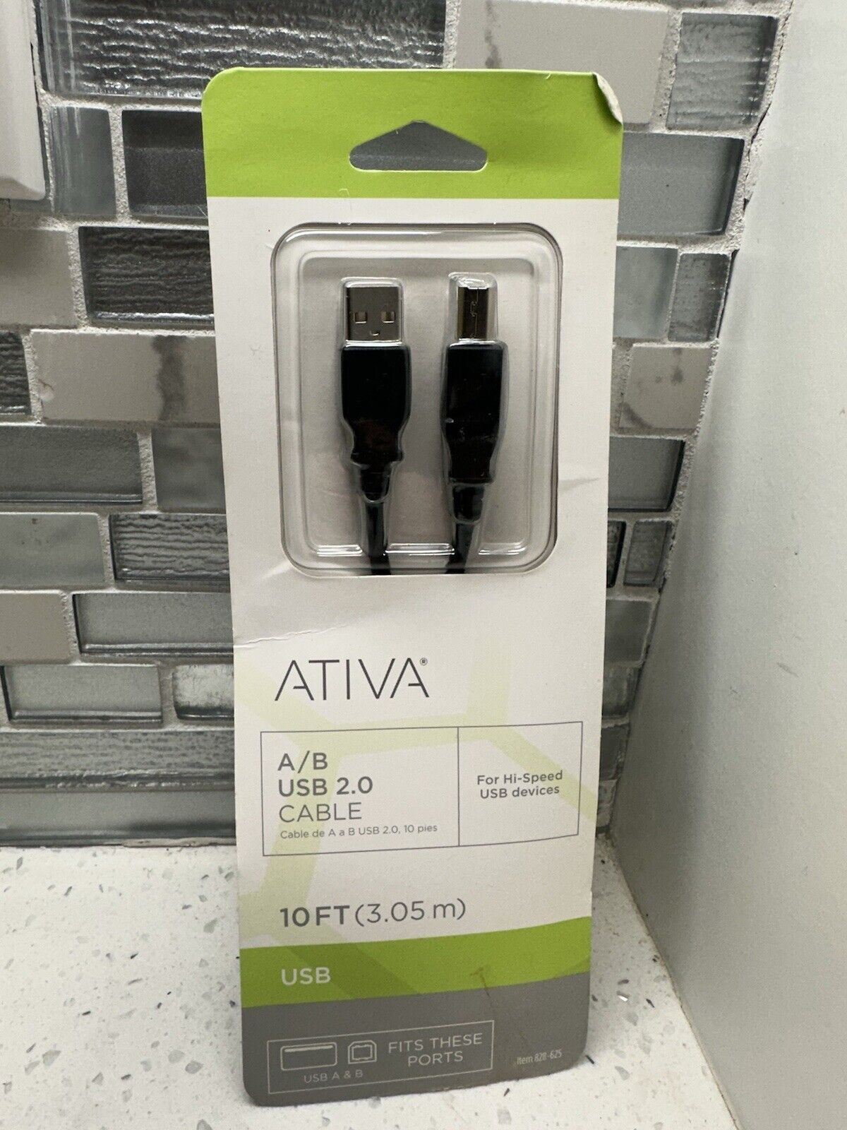 Ativa USB 2.0 Cable 10 Ft (3.05m) New Sealed B100