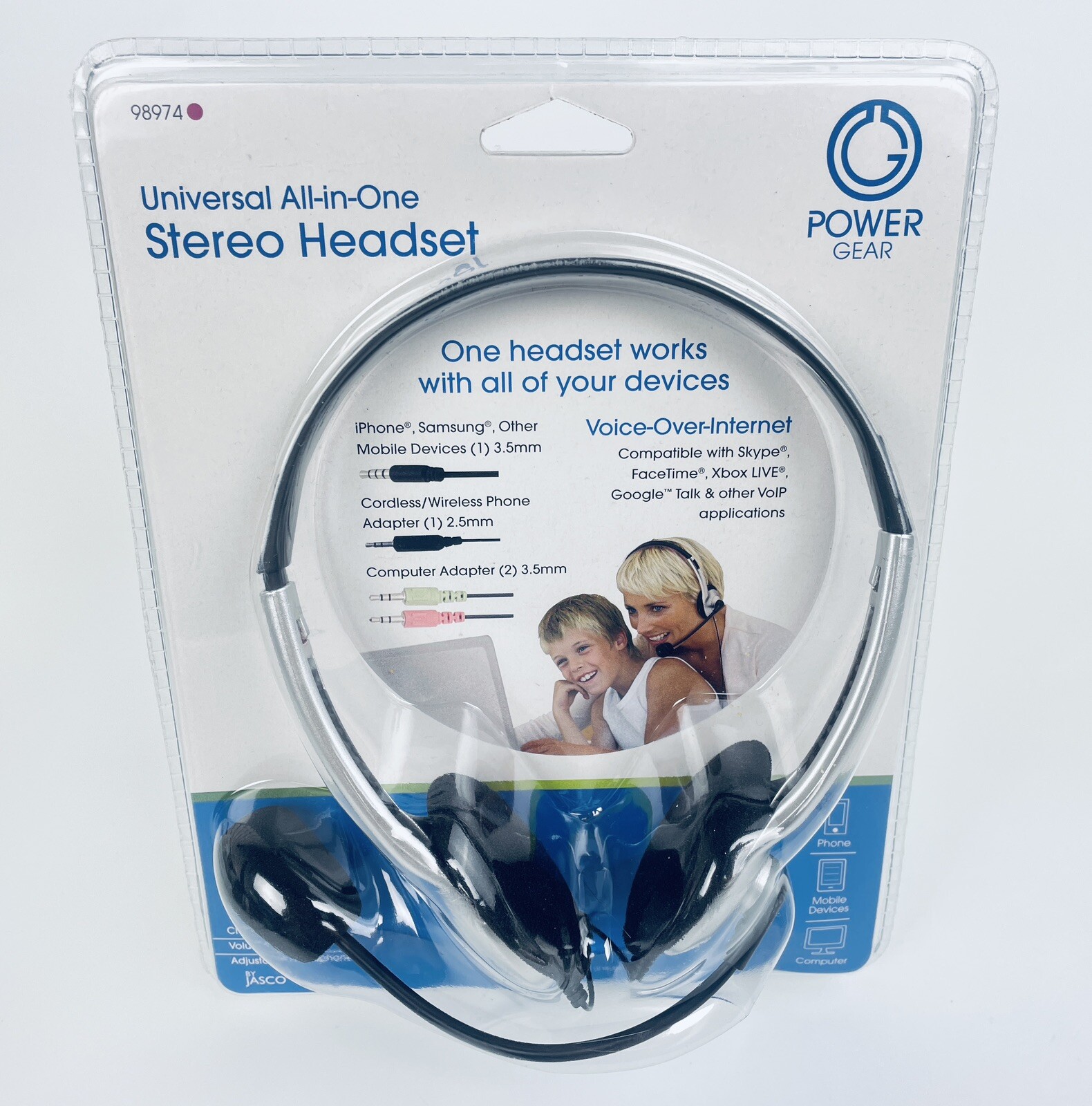 Power Gear Universal All In One Stereo Headset for Phone