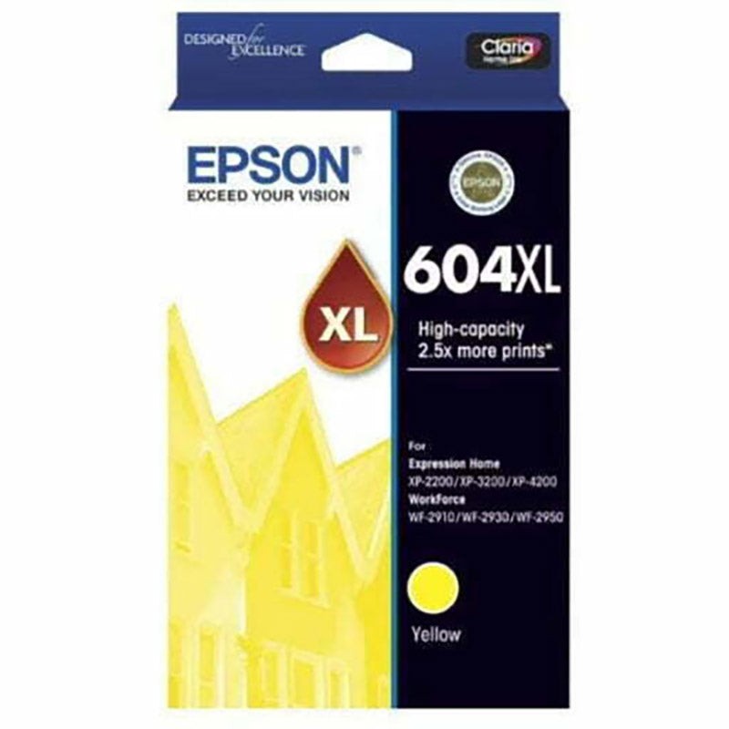 AU Epson 604XL Yellow High Yield Ink Cartridge Toner C13T10H492 ink