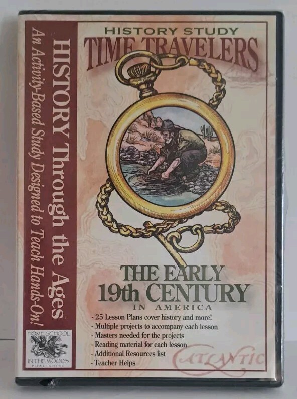  Time Travelers History Study The Early 19th Century in America CD Amy Pak- New