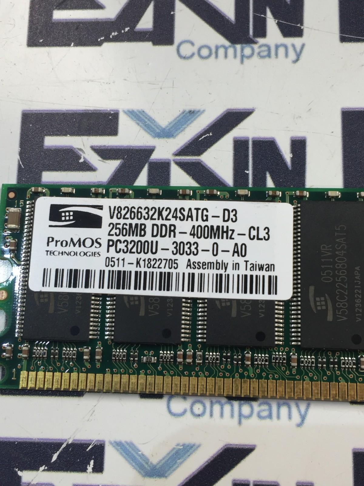 AEG Modicon V826632K24SATG-D3 ProMOS Technologies Memory Board 256MB 