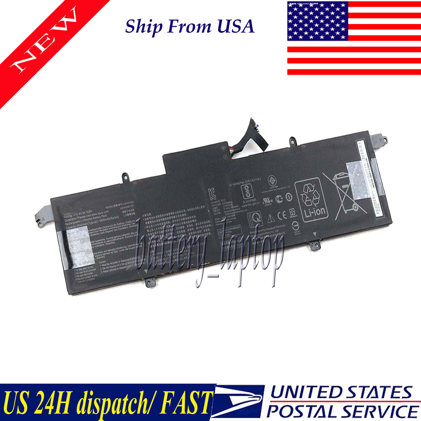 C41N1908 Battery for Asus ROG Zephyrus G14 GA401IU GA401IV GA401II GA401IU