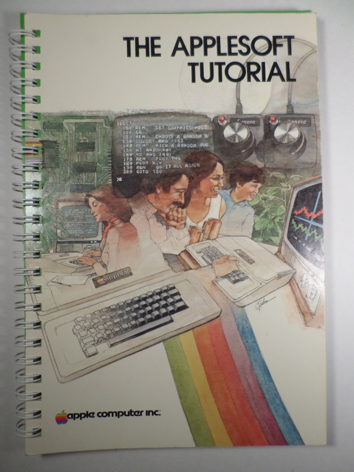 Vintage The Applesoft Tutorial Book 1981 030-0044-D