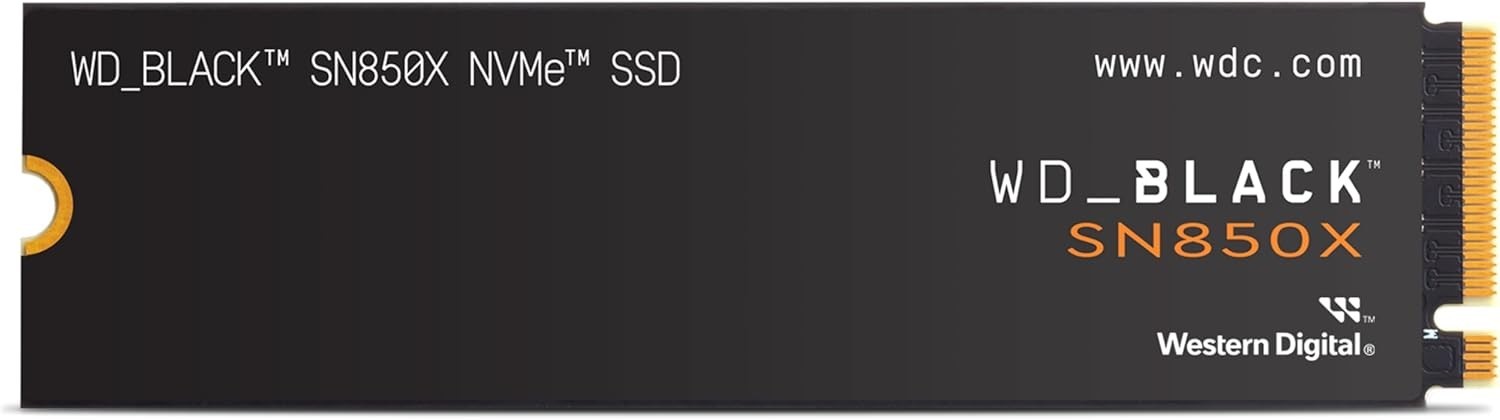 Open Box WD SN850X 2TB Western Digital WD_BLACK NVMe M2 Internal SSD WDS200T2X0E