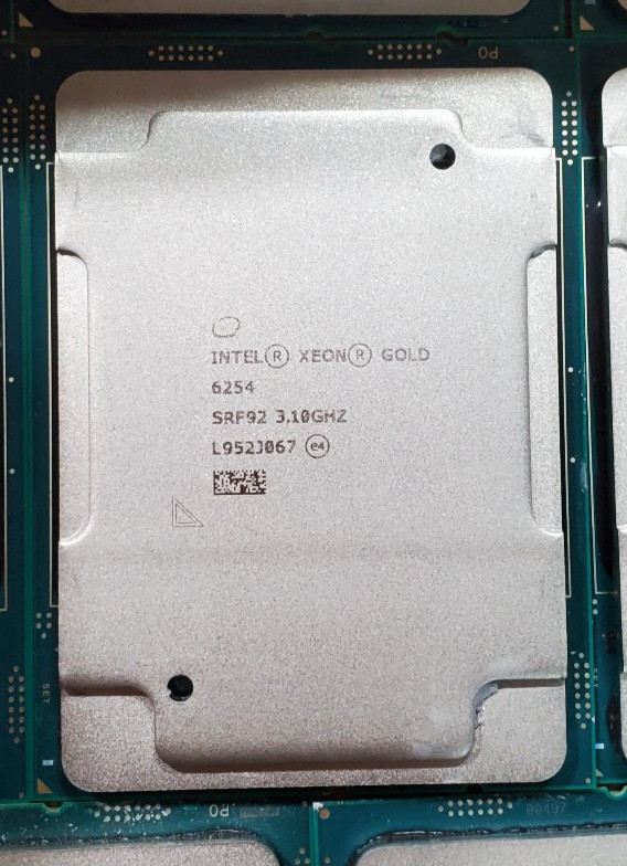 Intel Xeon Gold 6254 3.10GHz SRF92 CPU Processor