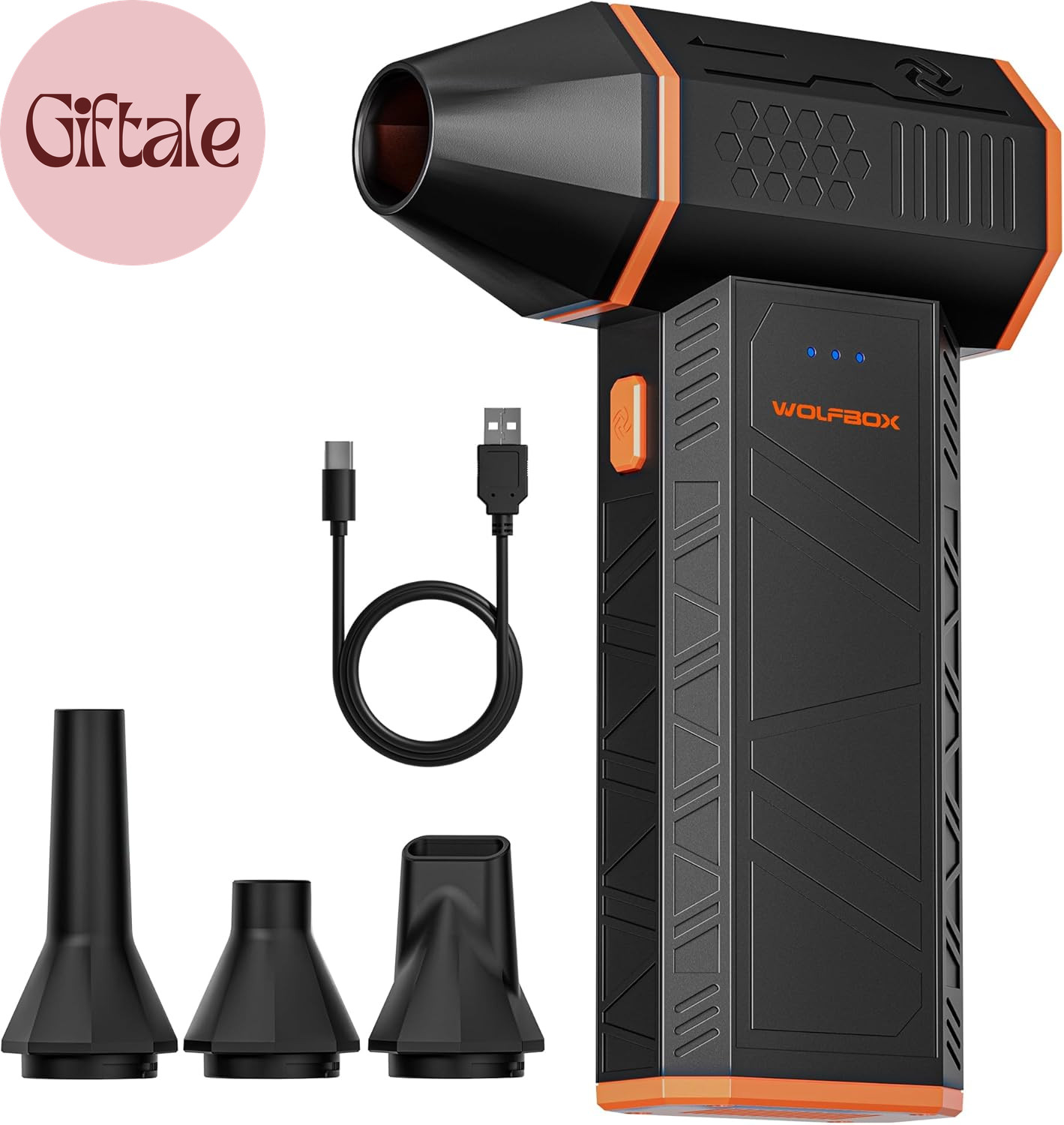 Megaflow 50 Compressed Air Duster, 110,000 RPM, 3-Gear Adjustable