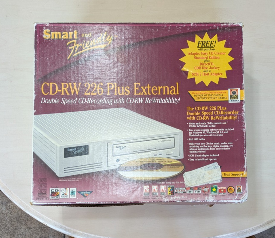 Smart and Friendly CD-RW 226 Plus External Vintage