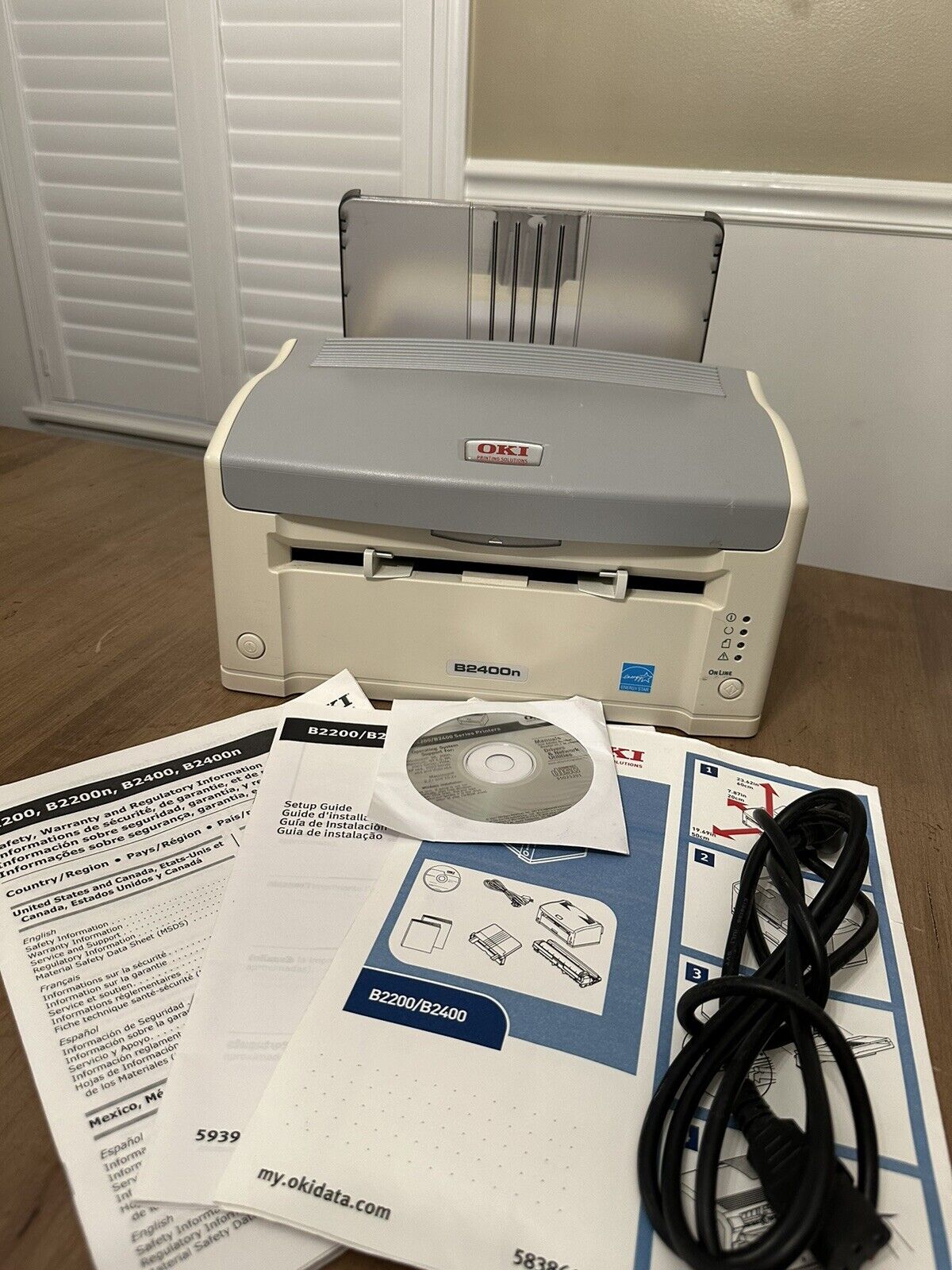 Oki B2400n A4 Mono Laser Printer