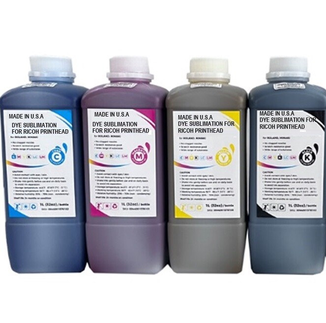 PREMIUM COMPATIBLE DYE SUBLIMATION BULK INK REFILL FOR RICOH PRINTHEADS 1,000ML