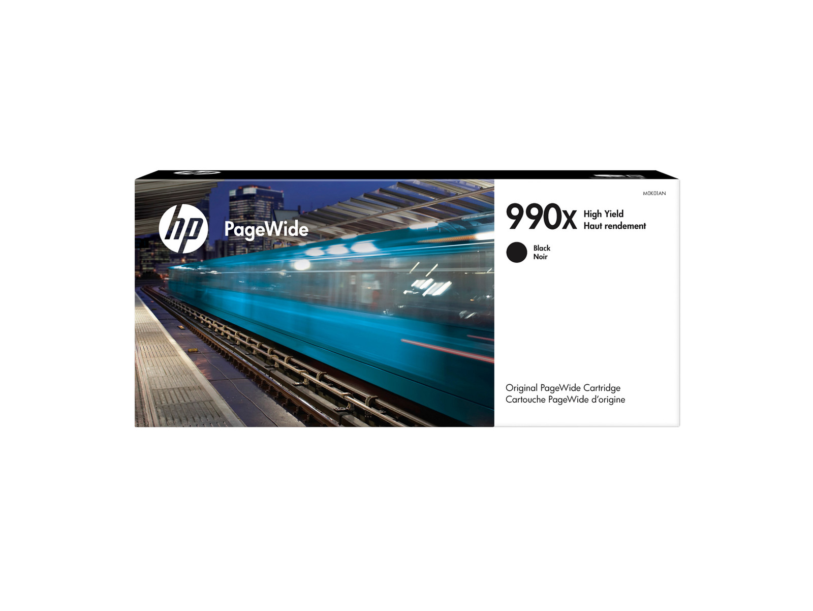 HP 990X High Yield Black Original PageWide Cartridge, ~20,000 pages, M0K01AN