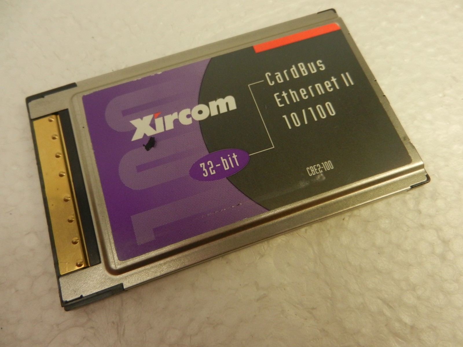 Xircom CBE2-100 CardBus Ethernet II 10/100 32-bit PCMCIA PC Card