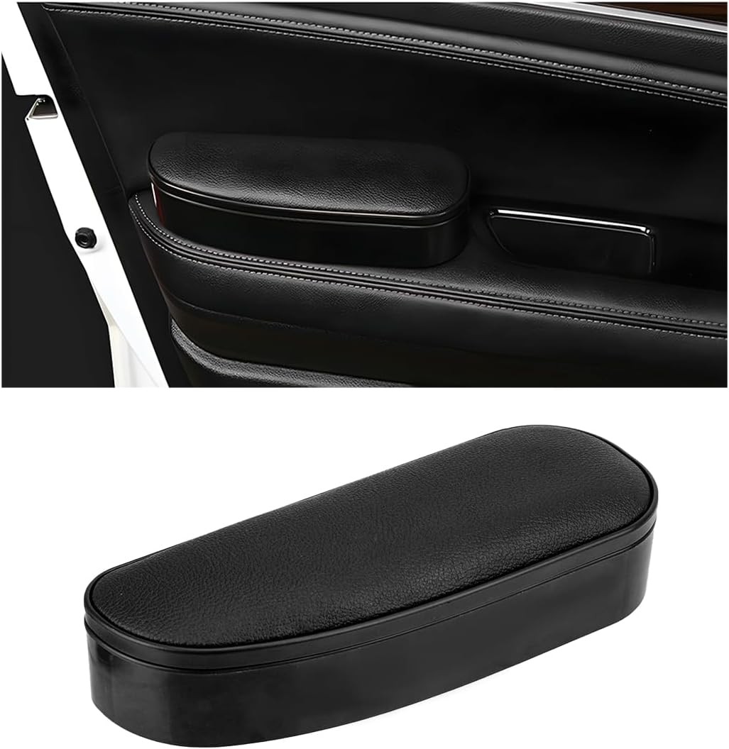 Car Armrest Support Cover, Adjustable Auto Side Door Style 2, Black 