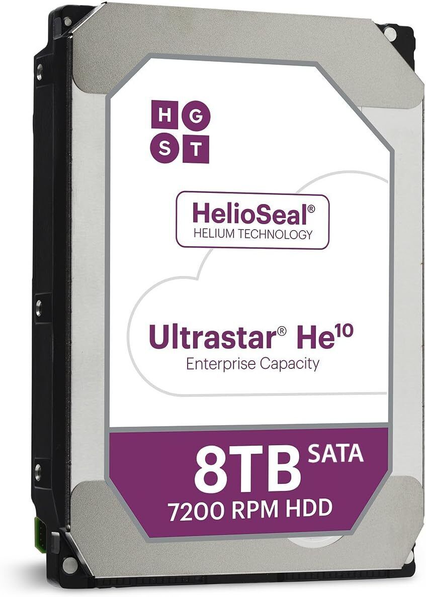 HUH721008ALE600 HITACHI 8TB SATA 7.2K 6GB/s 3.5Inch 512e 256MB Cache HDD