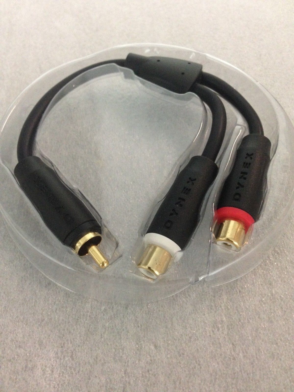 Dynex DX-AV242 RCA Y-Adapter Cable (2 F to 1 M)  