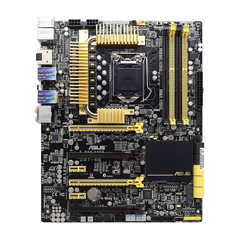 For ASUS Z87-WS motherboard Z87 LGA1150 4*DDR3 128G DP+HDMI ATX Tested ok