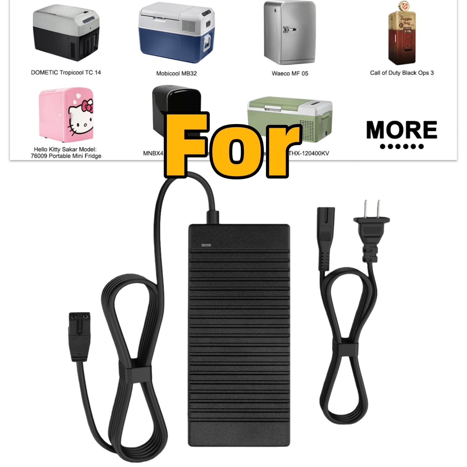 AC DC Power Adapter For COD Call of Duty Black Ops III 3 Jugger Nog Mini Fridge