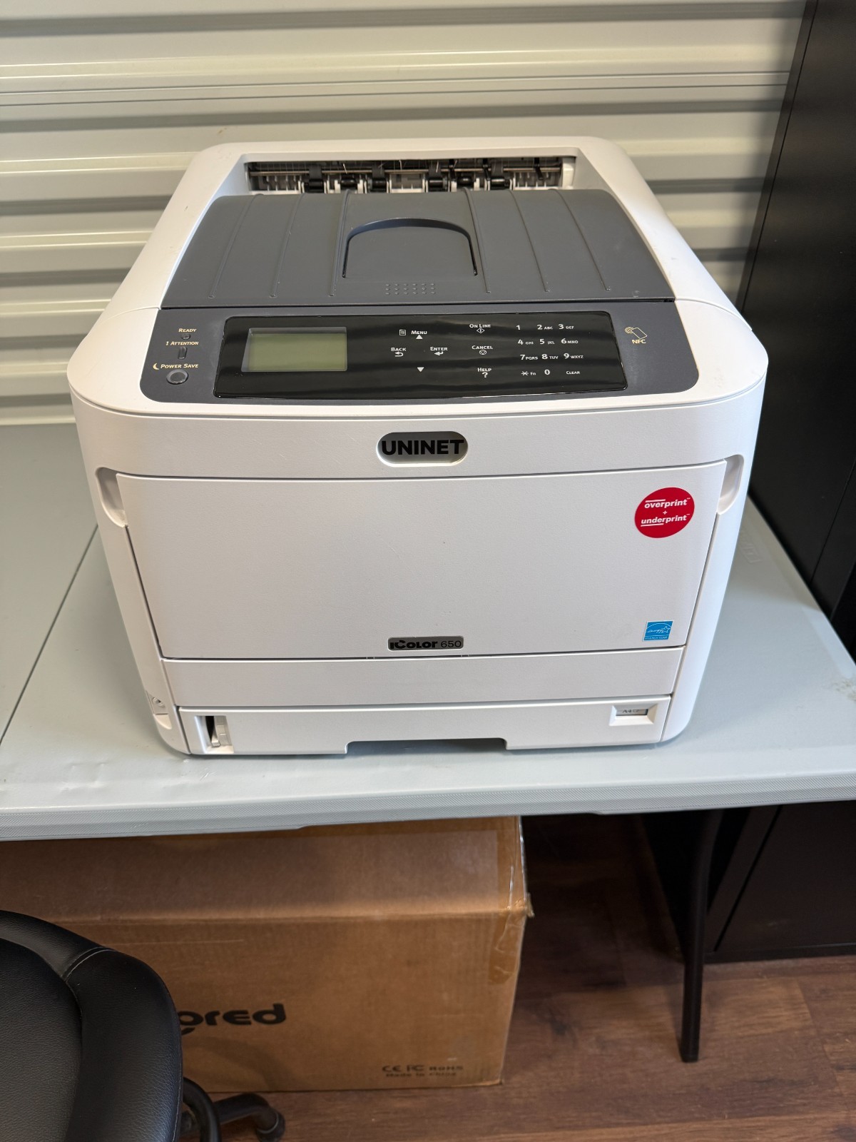 UniNet iColor 650 White Toner Printer/ dongle/smart cut/Prorip/AB sheets