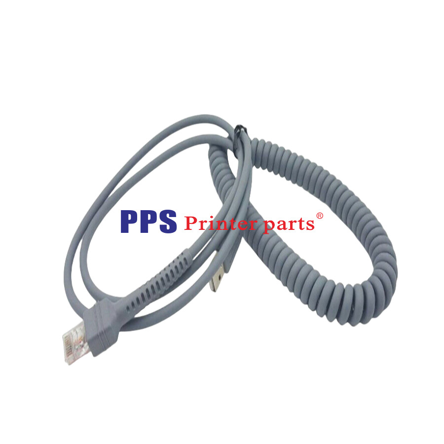 New CBA-U12-C09ZAR 9FT Coiled USB Cable For Motorola Symbol LS2208 LS2200 LS4208