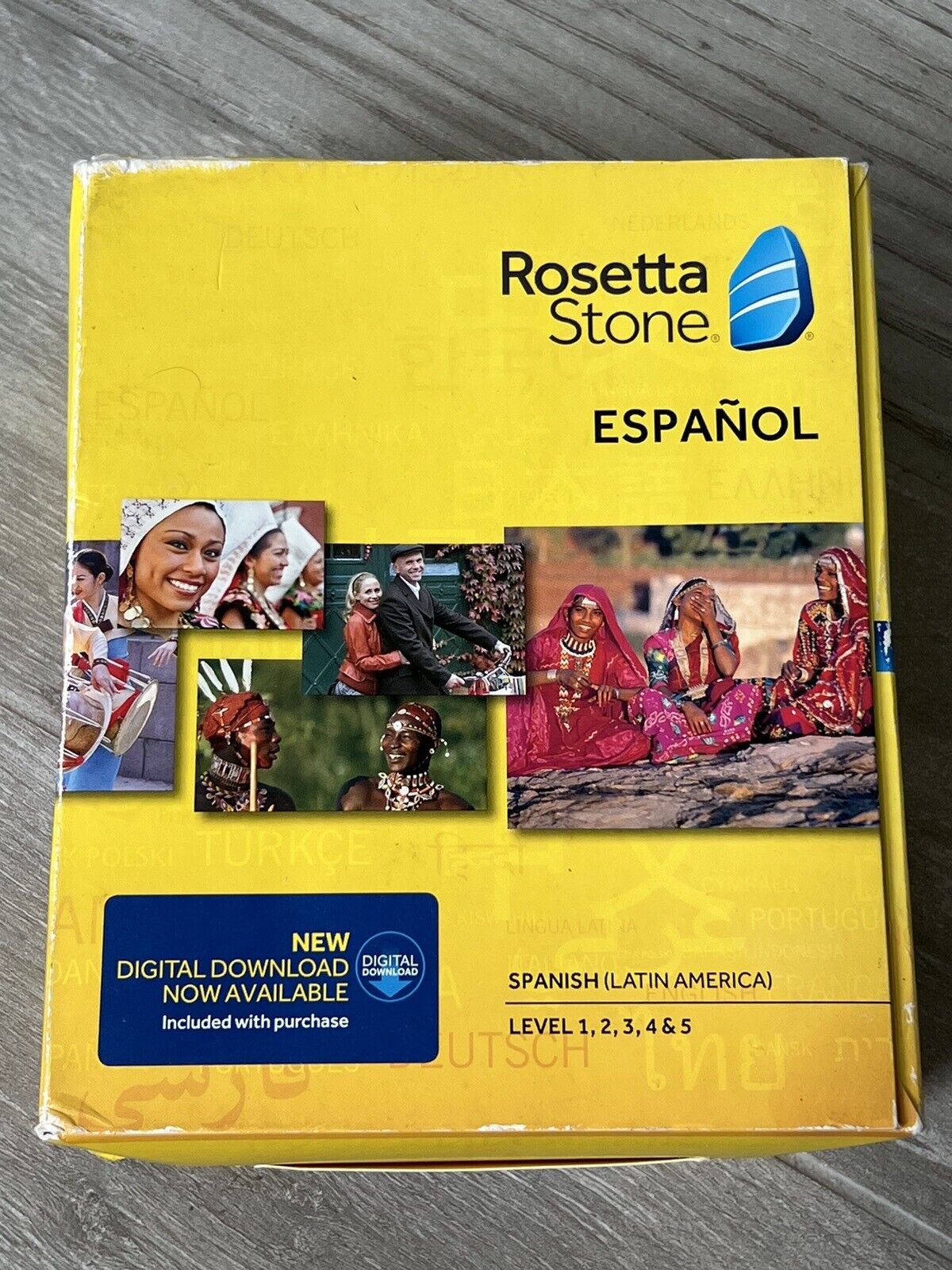 Rosetta Stone Español Spanish Latin America Level 1-2-3- 4 & 5 Set