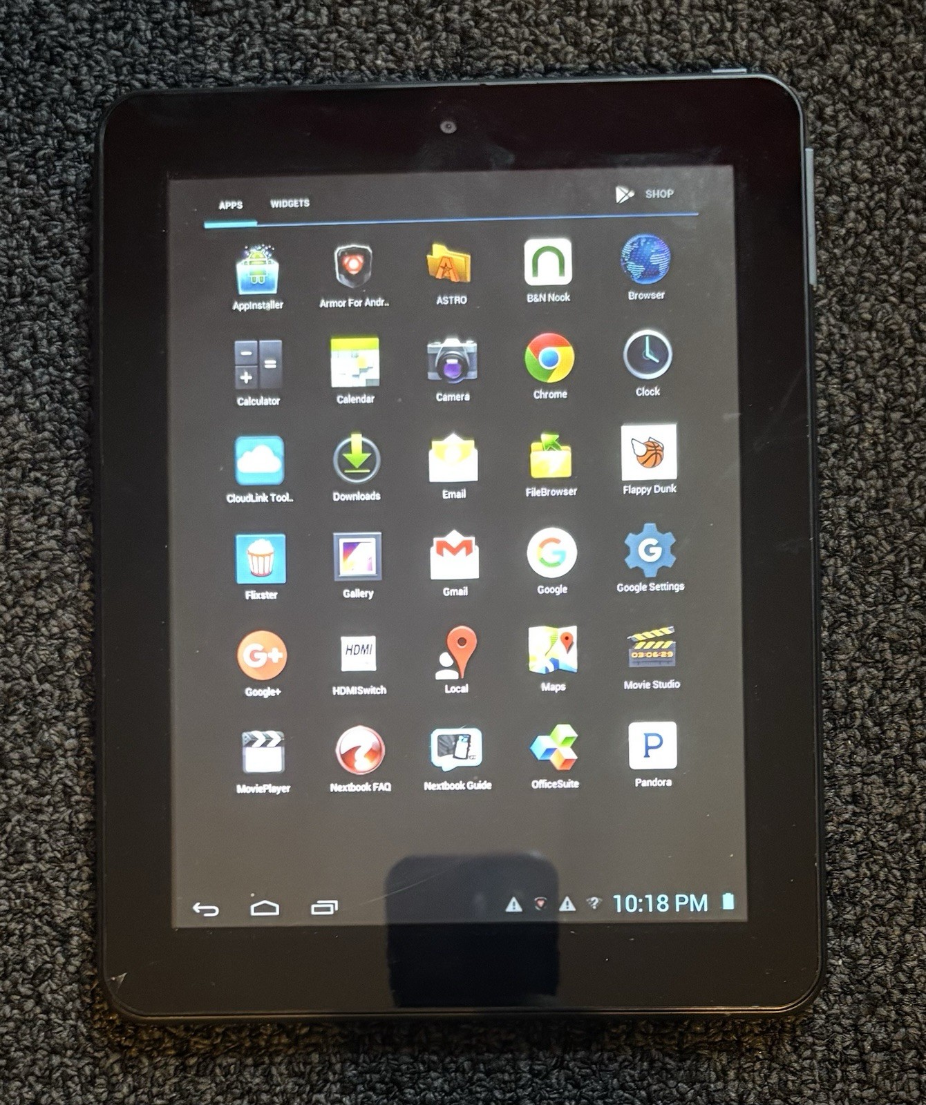 Nextbook Tablet Black with Charger & Case Pink