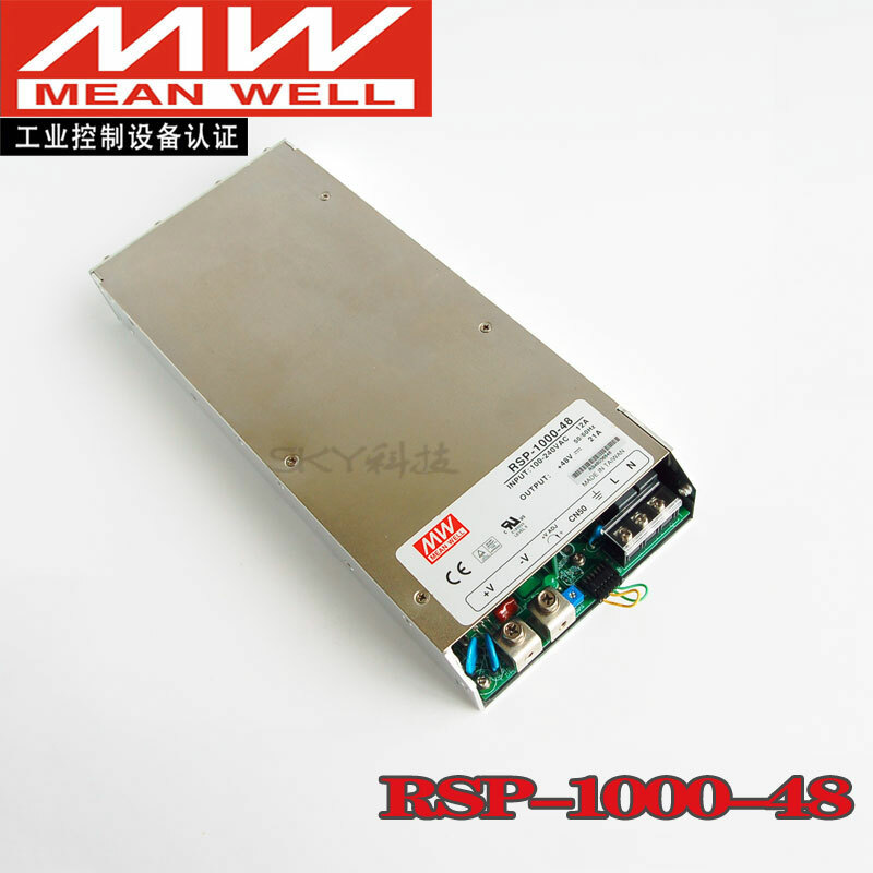 1pcs   MEAN WELL RSP-1000-48 switching power supply 48V 21A1U power supply