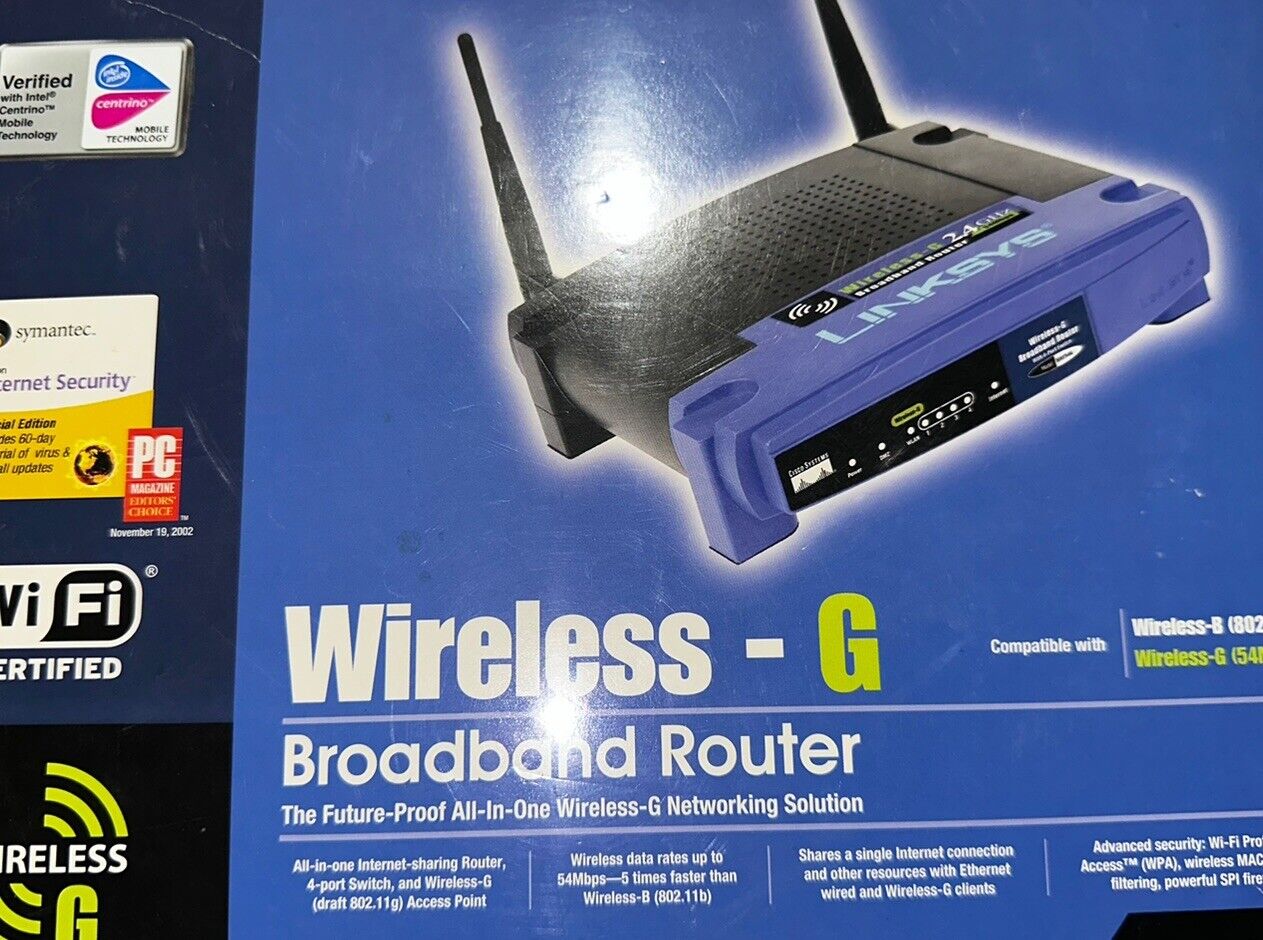 Linksys WRT54GL 54 Mbps Wireless-G WiFi Router