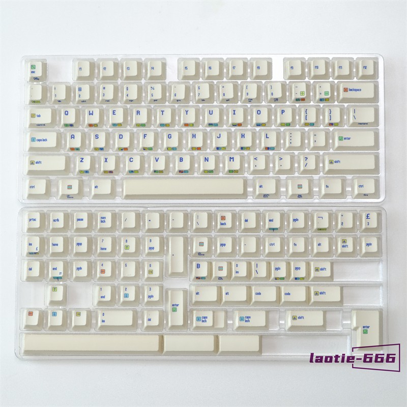 139 Keycaps C64 Theme PBT Full Set Cherry Height Dye-sub for Cherry MX Keyboard