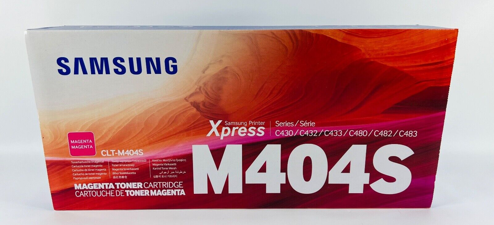 Genuine Samsung CLT-M404S Magenta Printer Toner Cartridge/Brand NEW SEALED BOX