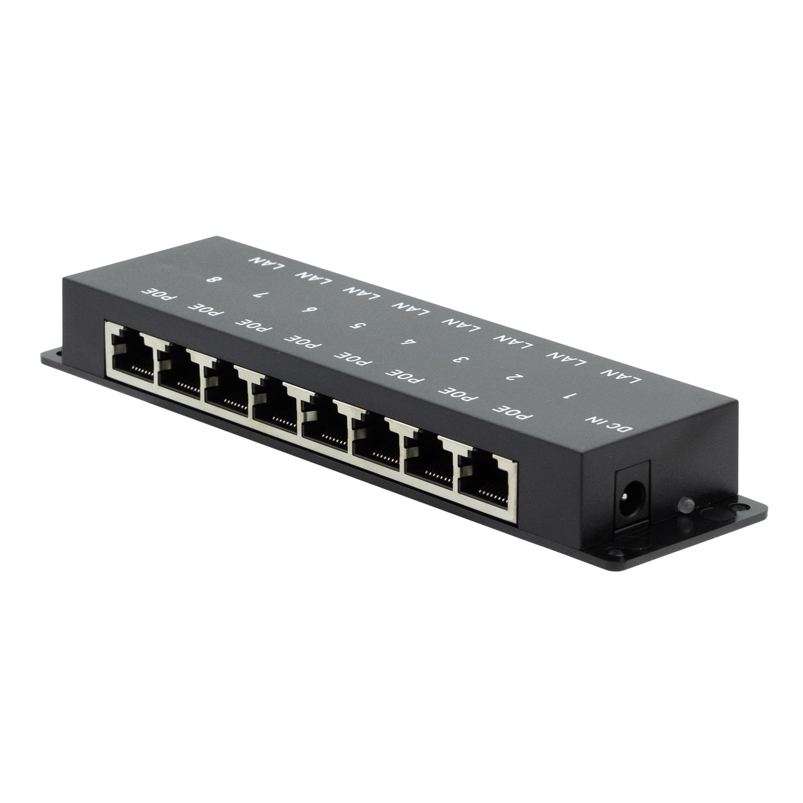 8-Port Passive Midspan PoE Injector with 48V 120W Power - Network Switch Upgr...