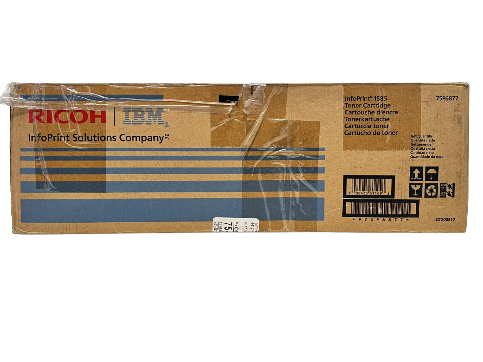 Genuine Ricoh/IBM 75P6877 Black Toner Cartridge