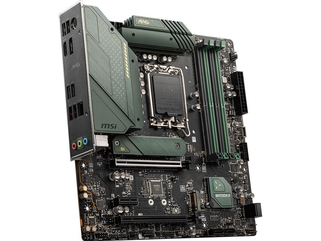 MSI MAG B660M BAZOOKA DDR4 Gaming Intel B660 Chipset LGA1700 mATX 4xDDR4