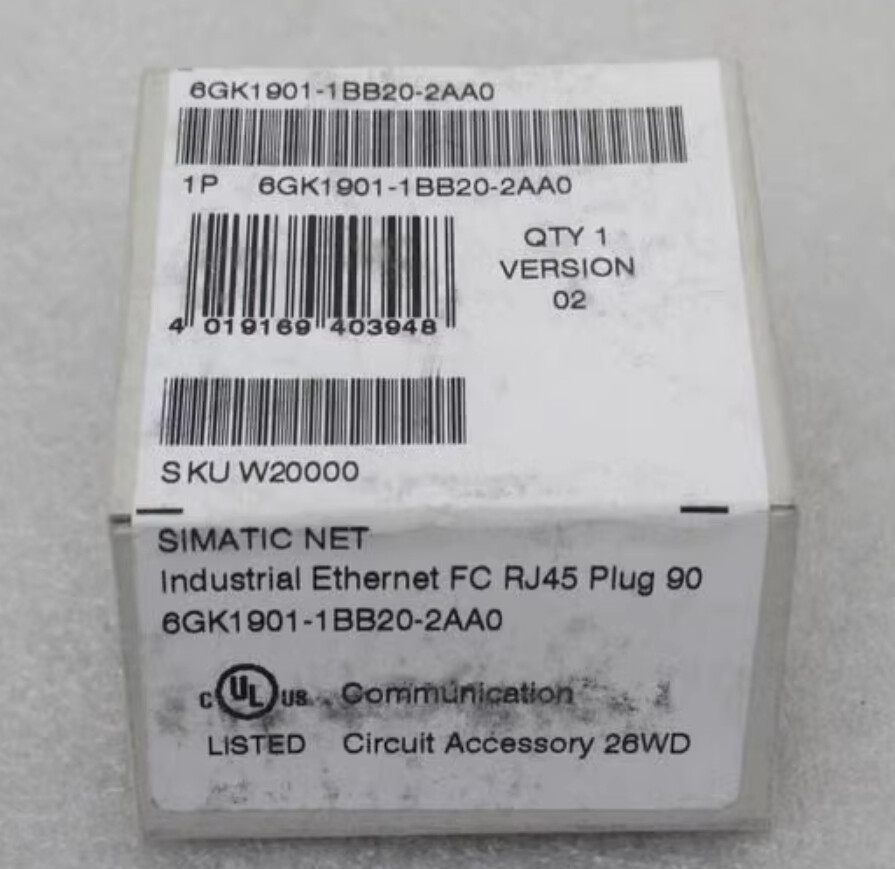 SIEMENS Ethernet RJ45 Plug Connector 6GK1901-1BB20-2AA0